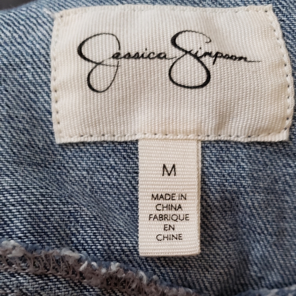 Heathered Grey & Denim Jean Jacket / Hoodie - Picture 4 of 5